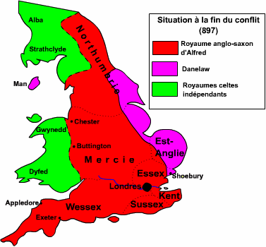 L'Angleterre en 897